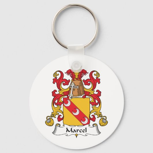 Marcel Family Crest Sleutelhanger (Voorkant)