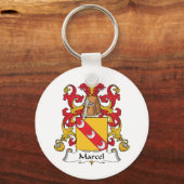Marcel Family Crest Sleutelhanger (Voorkant)