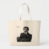 Marcel Proust & beroemd Citaat Grote Tote Bag (Voorkant)
