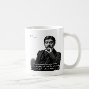 Marcel Proust & beroemd Citaat Koffiemok