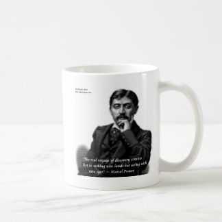 Marcel Proust & beroemd Citaat Koffiemok