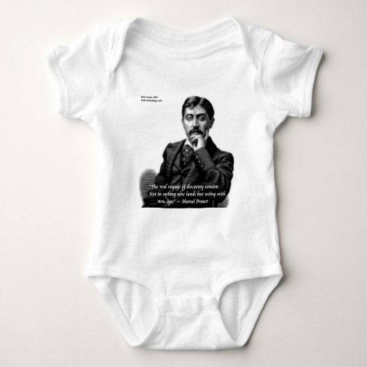 Marcel Proust & beroemd citaat Romper (Voorkant)