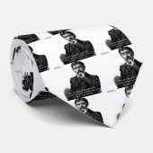 Marcel Proust & beroemd Citaat Stropdas (Opgerold)