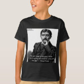 Marcel Proust & beroemd Citaat T-shirt (Voorkant)