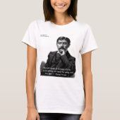 Marcel Proust & beroemd Citaat T-shirt (Voorkant)