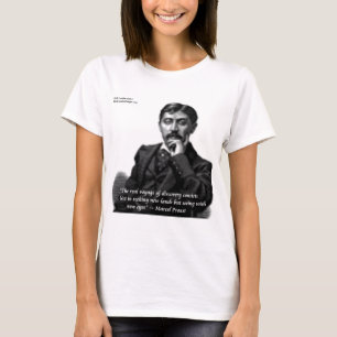 Marcel Proust & beroemd Citaat T-shirt