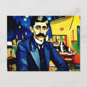 Marcel Proust in Arles - fantasie Feestdagenkaart (Voorkant)