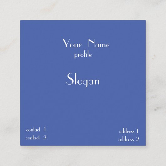 Marcel Proust in Parijs - fantasy art Vierkante Visitekaartje (Achterkant)