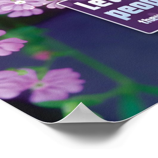 Marcel Proust Inspirerend quote "dankbaar" Poster (Hoek)