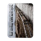 Marcel Proust Inspirerend Quote "New eyes" Flexi Magneet (Verticaal)