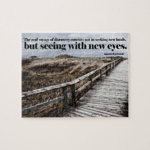 Marcel Proust Inspirerend Quote "New eyes" Legpuzzel