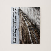 Marcel Proust Inspirerend Quote "New eyes" Legpuzzel (Verticaal)