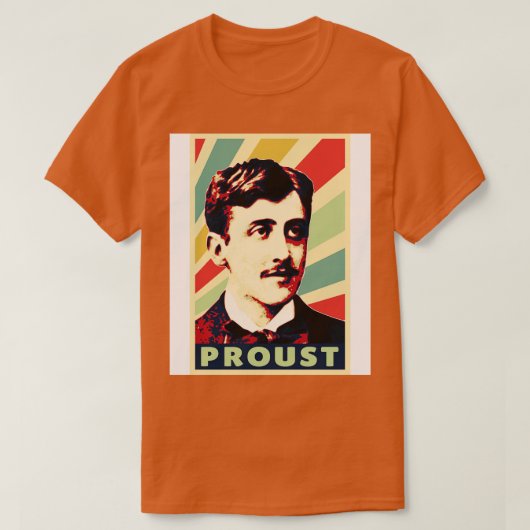 Marcel Proust  kleuren T-shirt (Design voorkant)