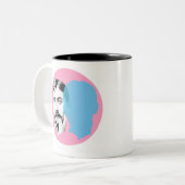 Marcel Proust Tweekleurige Koffiemok (Voorkant links)