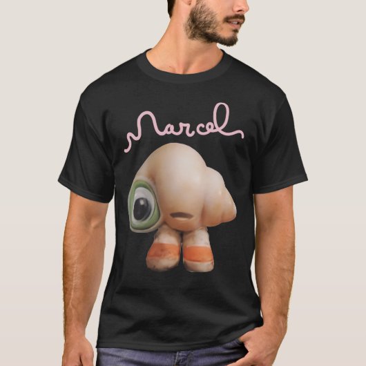 Marcel Shell met schokken op Live Action Klassiek T-shirt (Voorkant)