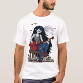 Marceline Adventure Time Vampier Koningin Gothic B T-shirt (Voorkant)