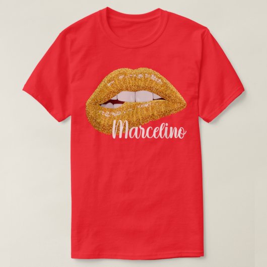 MarcelinoVoornaam Cadeau T-shirt (Design voorkant)