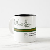 Marcella Essentials Boutique Logo Tweekleurige Koffiemok (Voorkant links)