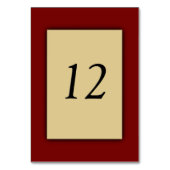 Marcella Tafel Nummer Tafelkaarten Kaart (Achterkant)