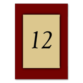 Marcella Tafel Nummer Tafelkaarten Kaart