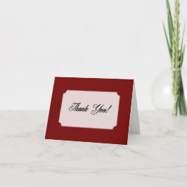 Marcella Thank You Card Blank binnen Bedankkaart