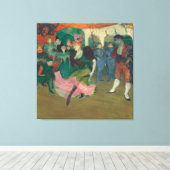 Marcelle Lender danst de Bolero in Chilpéric Canvas Afdruk (Insitu (Houten vloer))