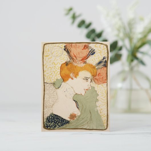 Marcelle Lender, Henri de Toulouse-Lautrec Briefkaart (Staand voorkant)