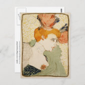 Marcelle Lender, Henri de Toulouse-Lautrec Briefkaart (Voorkant / Achterkant)