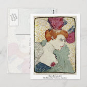 Marcelle Lendert van Henri de Toulouse-Lautrec Briefkaart (Voorkant / Achterkant)