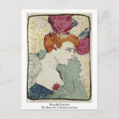 Marcelle Lendert van Henri de Toulouse-Lautrec Briefkaart (Voorkant)