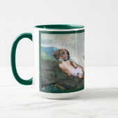 Marcello de creatie van hond 15 oz Art Mok (Links)