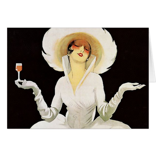 Marcello Dudovich Art Deco en "Vermouth" (Voorkant Horizontaal)