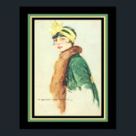 Marcello Dudovich Art Deco Flapper Print 1920s<br><div class="desc">1920. Art Deco Afdrukken van Marcello Dudovich 11x14 in andere formaten.</div>
