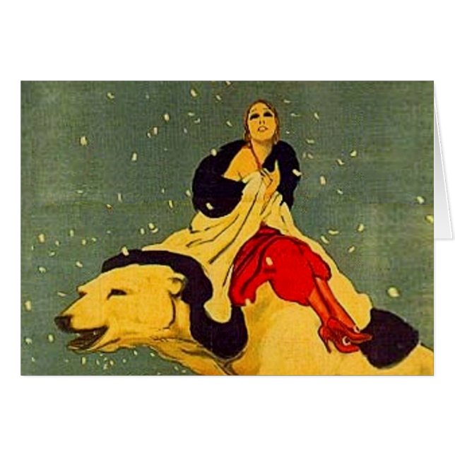 Marcello Dudovich Art Deco Ijsbeer Padova (Voorkant Horizontaal)