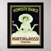 Marcello Dudovich Vermouth Bianco Poster (Voorkant)