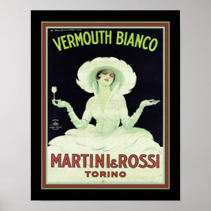 Marcello Dudovich Vermouth Bianco Poster