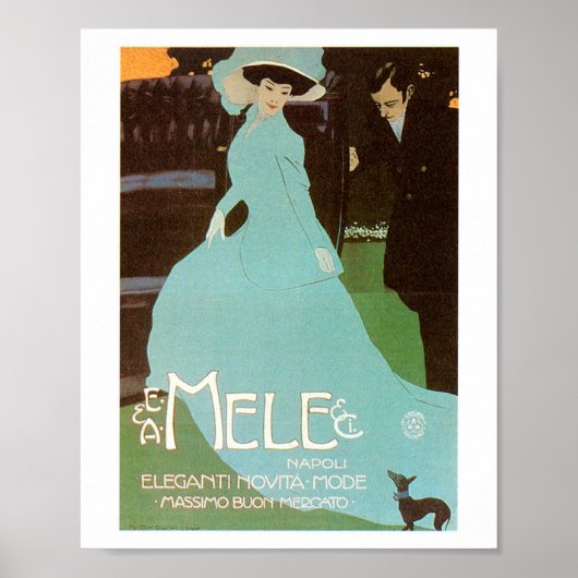 MARCELLO DUDOVICH VINTAGE POSTER 1910 (Voorkant)