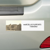 MARCELLUS      SUPPORTSLANTEN! BUMPERSTICKER (Op auto)