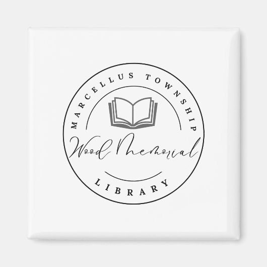 Marcellus Township Wood Memorial Library Magnet (Voorkant)