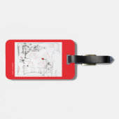 Marcenivo's Heart - KidsArt voor CHOC Bagagelabel (Achterkant horizontaal)