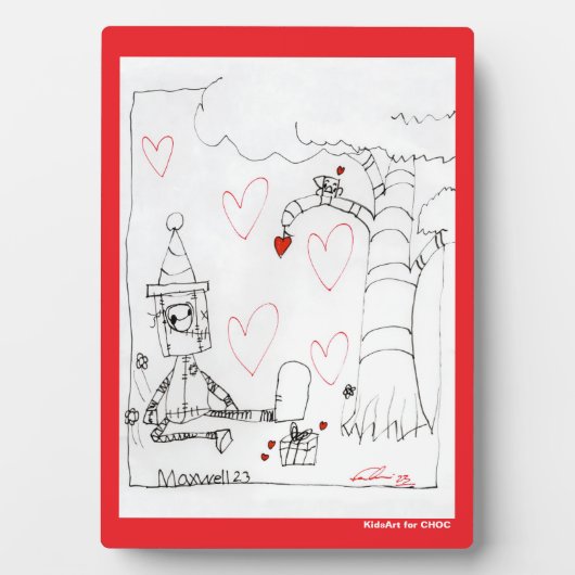 Marcenivo's Heart - KidsArt voor CHOC Fotoplaat (voorkant)