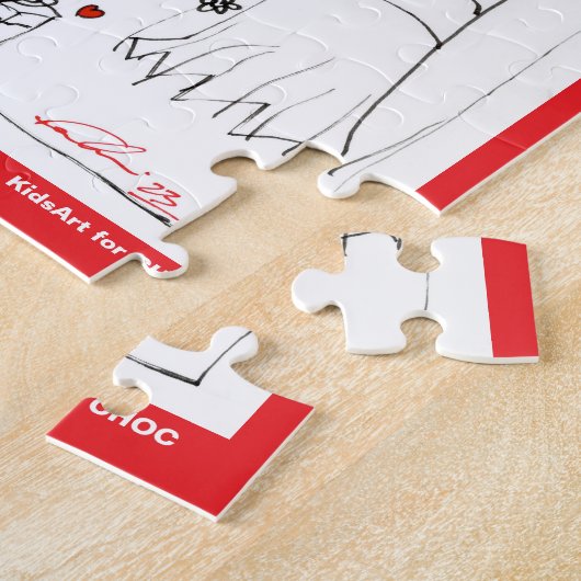 Marcenivo's Heart - KidsArt voor CHOC Legpuzzel (Zijkant)