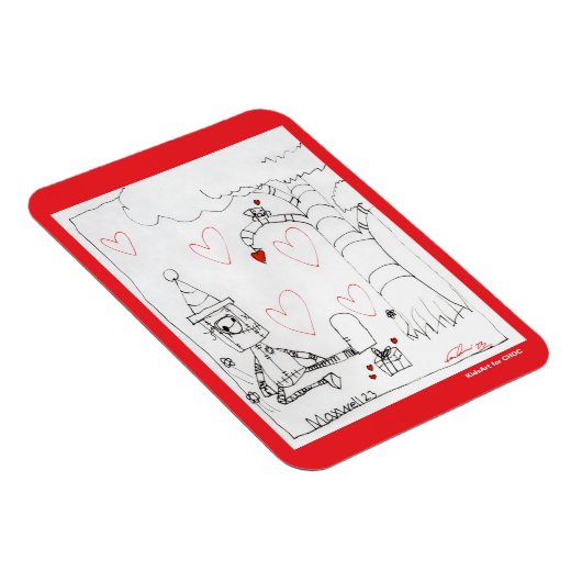 Marcenivo's Heart - KidsArt voor CHOC Magneet (Rechterzijde)