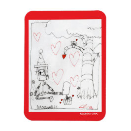 Marcenivo's Heart - KidsArt voor CHOC Magneet