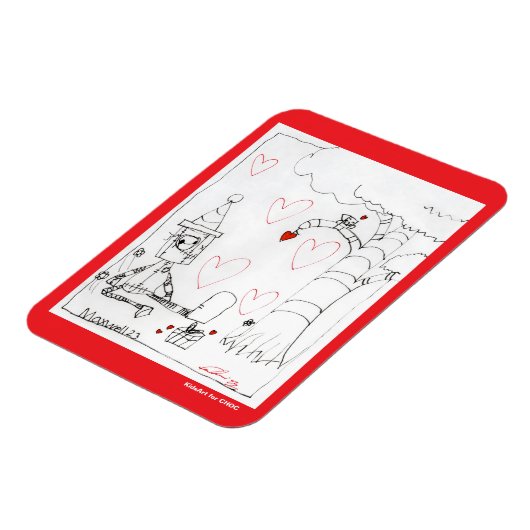 Marcenivo's Heart - KidsArt voor CHOC Magneet (Linkerzijde)