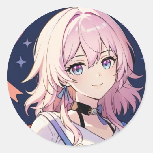 March 7th HSR Ronde Sticker (Voorkant)