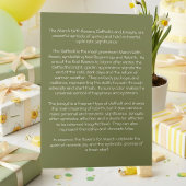 March Birth Flower Birthday Card | Daffodils Kaart