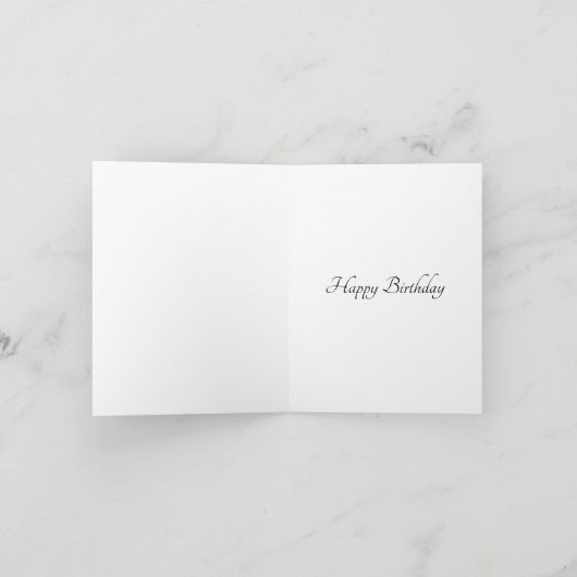 March Birth Flower Card Kaart (Binnen)