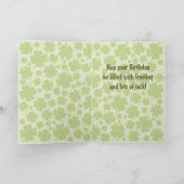 March Birthday Angel Kaart (Binnen)