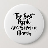 "March" Birthday Button (Voorkant)